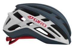 Giro Agilis MIPS Rennradhelm - Mat Port Grey/white/red -Fahrradzubehör Geschäft 200243022 Giro Agilis MIPS road helmet matte portaro grey white red left