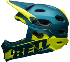 Bell Super DH Spherical MIPS Downhill-Helm - Mat/gloss Blue/hi Viz