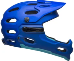 Bell Super 3R MIPS All-Mountain/Downhill-Helm - Mat Blue/bright Blue -Fahrradzubehör Geschäft 210196006 Bell SUPER 3R Mips matte blue brigh 4