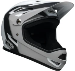 Bell Sanction BMX Downhill-Helm - Matte Black/white Presence 7 Bell Sanction BMX Downhill-Helm - Matte Black/white Presence -Fahrradzubehör Geschäft 210203025 bell sanction presence matte black white front right