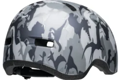 Bell Lil Ripper Kinder Fahrradhelm - Camosaurus 12 Bell Lil Ripper Kinder Fahrradhelm - Camosaurus -Fahrradzubehör Geschäft 210208027 bell lil ripper camosaurus matte gray silver back right