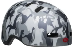 Bell Lil Ripper Kinder Fahrradhelm - Camosaurus 14 Bell Lil Ripper Kinder Fahrradhelm - Camosaurus -Fahrradzubehör Geschäft 210208027 bell lil ripper camosaurus matte gray silver front right