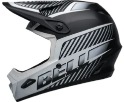 Bell Transfer BMX Downhill-Helm - Mat Black-white