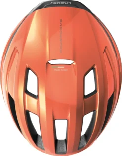 ABUS Powerdom Mips Rennradhelm - Orange Goldfish Gloss -Fahrradzubehör Geschäft 91962 POWERDOME MIPS GOLDFISH TOP CMYK