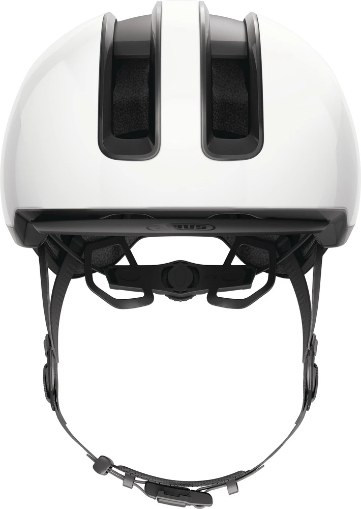 ABUS HUD-Y City- Fahrradhelm - Shiny White 2 ABUS HUD-Y City- Fahrradhelm - Shiny White – Bild 2