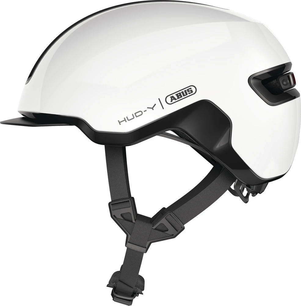 ABUS HUD-Y City- Fahrradhelm - Shiny White 1 ABUS HUD-Y City- Fahrradhelm - Shiny White