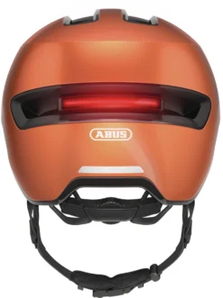 ABUS HUD-Y City- Fahrradhelm - Goldfish Orange -Fahrradzubehör Geschäft 91990 HUD Y GOLDFISH ORANGE REAR CMYK 3