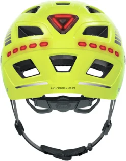 ABUS Hyban 2.0 LED Fahrradhelm - Signal Yellow Shiny -Fahrradzubehör Geschäft ABUS Hyban 2 0 Led Fahrradhelm signal yellow shiny 3
