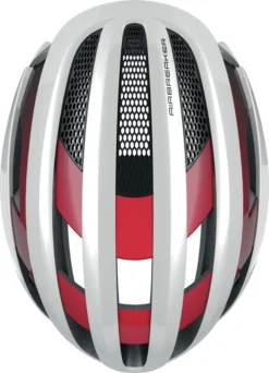 ABUS AirBreaker Rennradhelm - White-red -Fahrradzubehör Geschäft Abus Airbreaker Rennradhelm cycling helmet white red 4