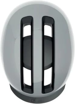 ABUS HUD-Y City- Fahrradhelm - Race Grey 9 ABUS HUD-Y City- Fahrradhelm - Race Grey -Fahrradzubehör Geschäft Abus Hud y city stadt fahrradhelm ebike helm flower race grey 4