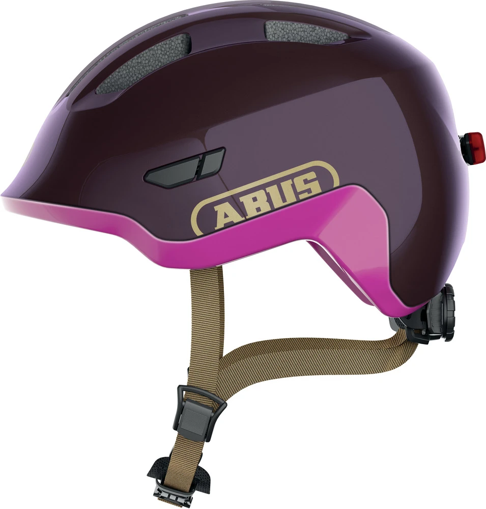 ABUS Smiley 3.0 ACE LED Kinder-Fahrradhelm - Royal Purple Shiny 1 ABUS Smiley 3.0 ACE LED Kinder-Fahrradhelm - Royal Purple Shiny