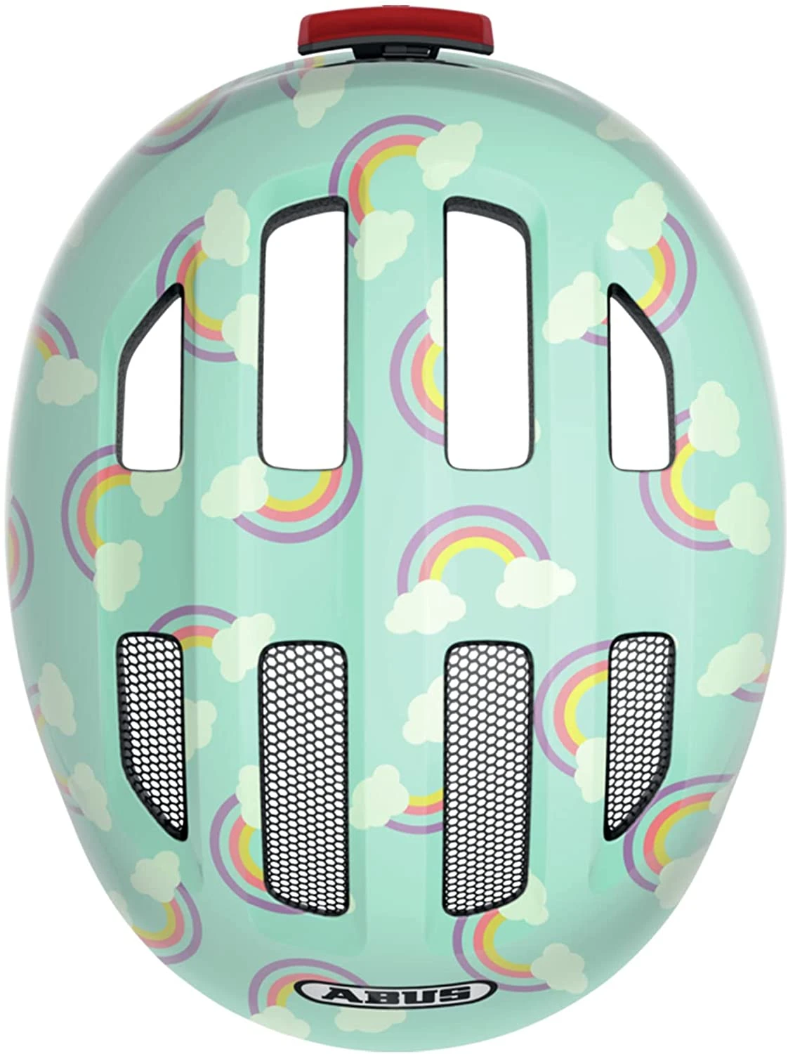 ABUS Smiley 3.0 LED Kinder-Fahrradhelm - Blue Rainbow 4 ABUS Smiley 3.0 LED Kinder-Fahrradhelm - Blue Rainbow – Bild 4