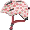 ABUS Smiley 3.0 LED Kinder-Fahrradhelm - Rose Strawberry Shiny