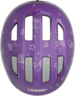 ABUS Smiley 3.0 Kinder-Fahrradhelm - Purple Star -Fahrradzubehör Geschäft Abus Smiley 3 0 kinder fahrradhelm purple star 4