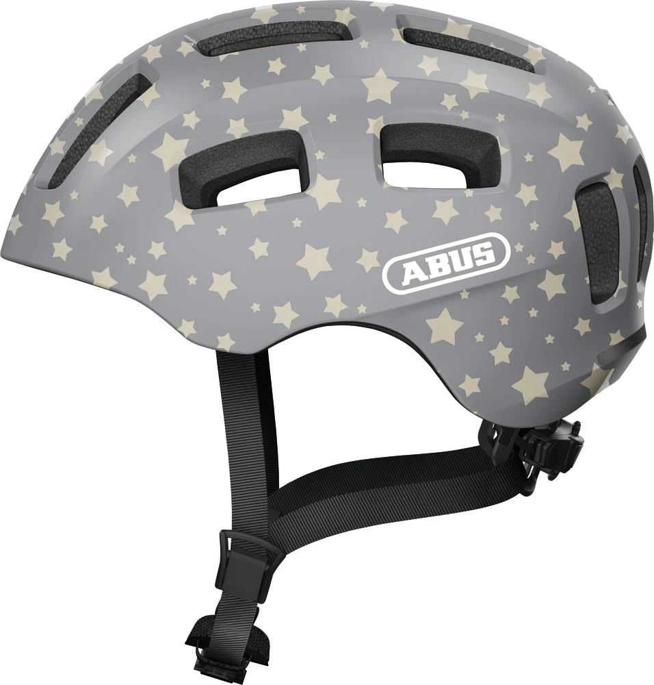 ABUS Youn-I 2.0 Junior-Fahrradhelm - Grey Star 1 ABUS Youn-I 2.0 Junior-Fahrradhelm - Grey Star