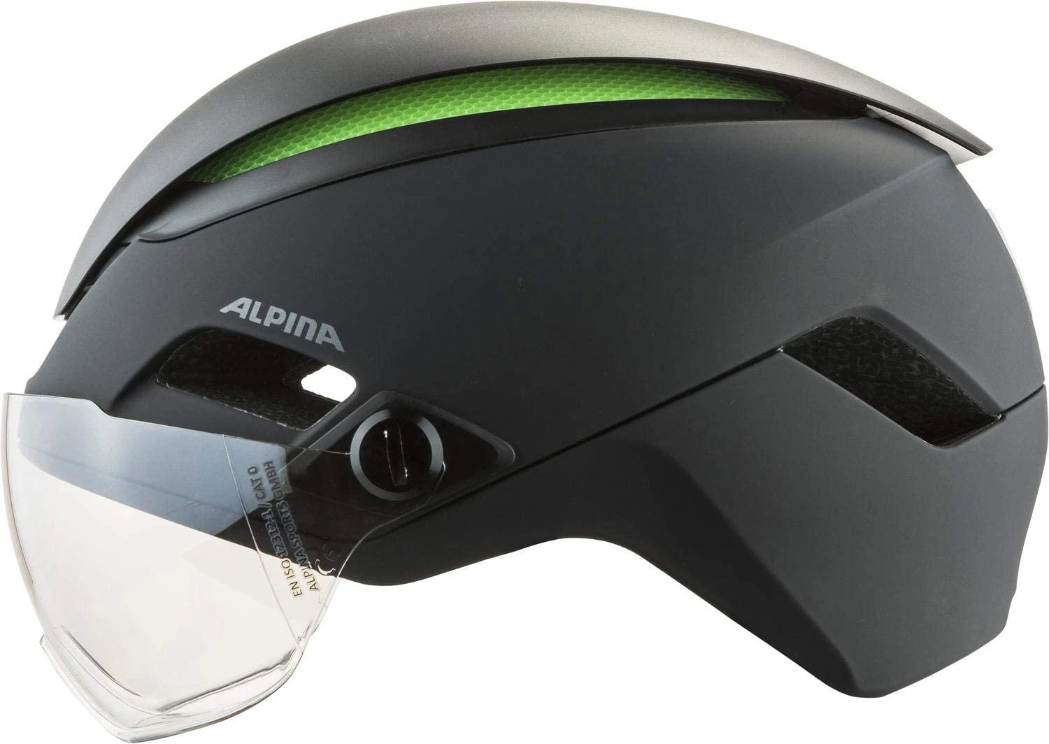 Alpina Altona M Visier-Fahrradhelm - Black Matt 3 Alpina Altona M Visier-Fahrradhelm - Black Matt – Bild 3