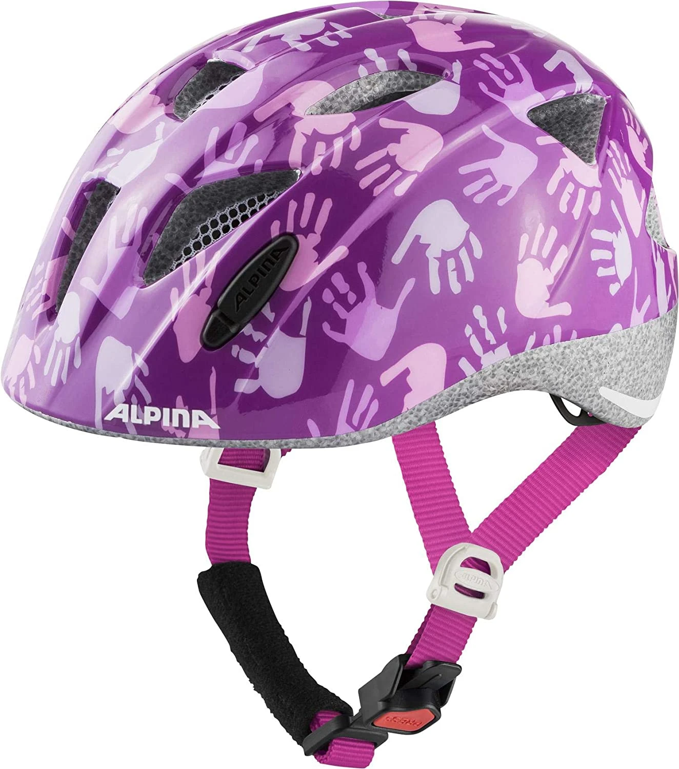 Alpina Ximo Kinder Fahrradhelm - Berry Hands 1 Alpina Ximo Kinder Fahrradhelm - Berry Hands