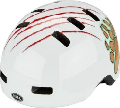 Bell Lil Ripper Kinder Fahrradhelm - Gloss White Grizzly