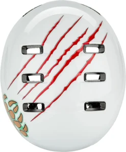 Bell Lil Ripper Kinder Fahrradhelm - Gloss White Grizzly -Fahrradzubehör Geschäft Bell Littly Ripper Kinderfahrradhelm gloss white grizzly 6