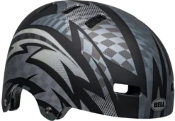 Bell Local Skaterhelm & Fahrradhelm-matte Black Grey Psycho