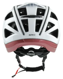 CASCO Activ 2 Fahrradhelm - Weiss Englisch Rose -Fahrradzubehör Geschäft CASCO ACTIV2 White EnglishRose shiny back rgb 300dpi 04 0871