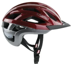 CASCO Cuda 2 Fahrradhelm - Burgund Anthrazit