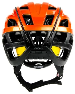 CASCO Cuda 2 Fahrradhelm - Orange-glanz -Fahrradzubehör Geschäft CASCO CUDA2 Orange Shiny back rgb 04 1644