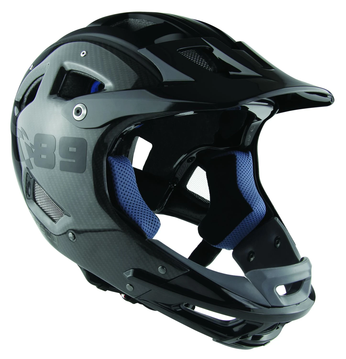 CASCO MTBE Fullface Downhill-Helm - Schwarz-Carbon Olive 4 CASCO MTBE Fullface Downhill-Helm - Schwarz-Carbon Olive – Bild 4