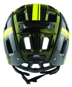 CASCO MTBE Fullface Downhill-Helm - Schwarz-Carbon Neon -Fahrradzubehör Geschäft CASCO MTBE FullFace Black Olive Neon Carbon Shiny back cmyk 300dpi 04 1457