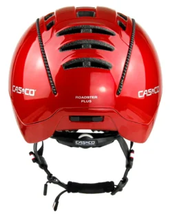CASCO Roadster Plus Visier Fahrradhelm - Rot Glanz -Fahrradzubehör Geschäft CASCO ROADster Plus Glossy Red Visor Sunset back rgb 04 3628