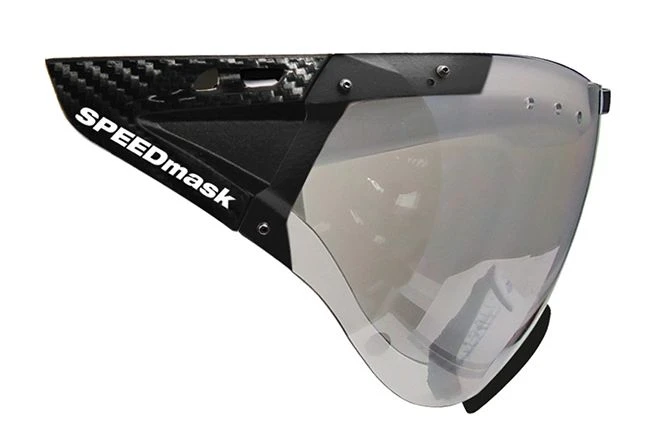 CASCO Visier SPEEDmask - Black-Carbonic Clear-silver S1