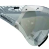 CASCO Visier SPEEDmask - White-Carbonic Clear-silver S1