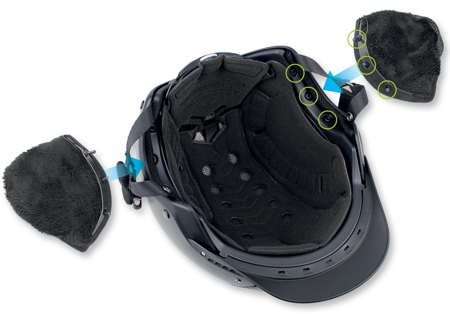 Winterpaket Für CASCO Helme Mistrall-2, Choice-2, Roadster, Young Generation 2 Winterpaket Für CASCO Helme Mistrall-2, Choice-2, Roadster, Young Generation – Bild 2