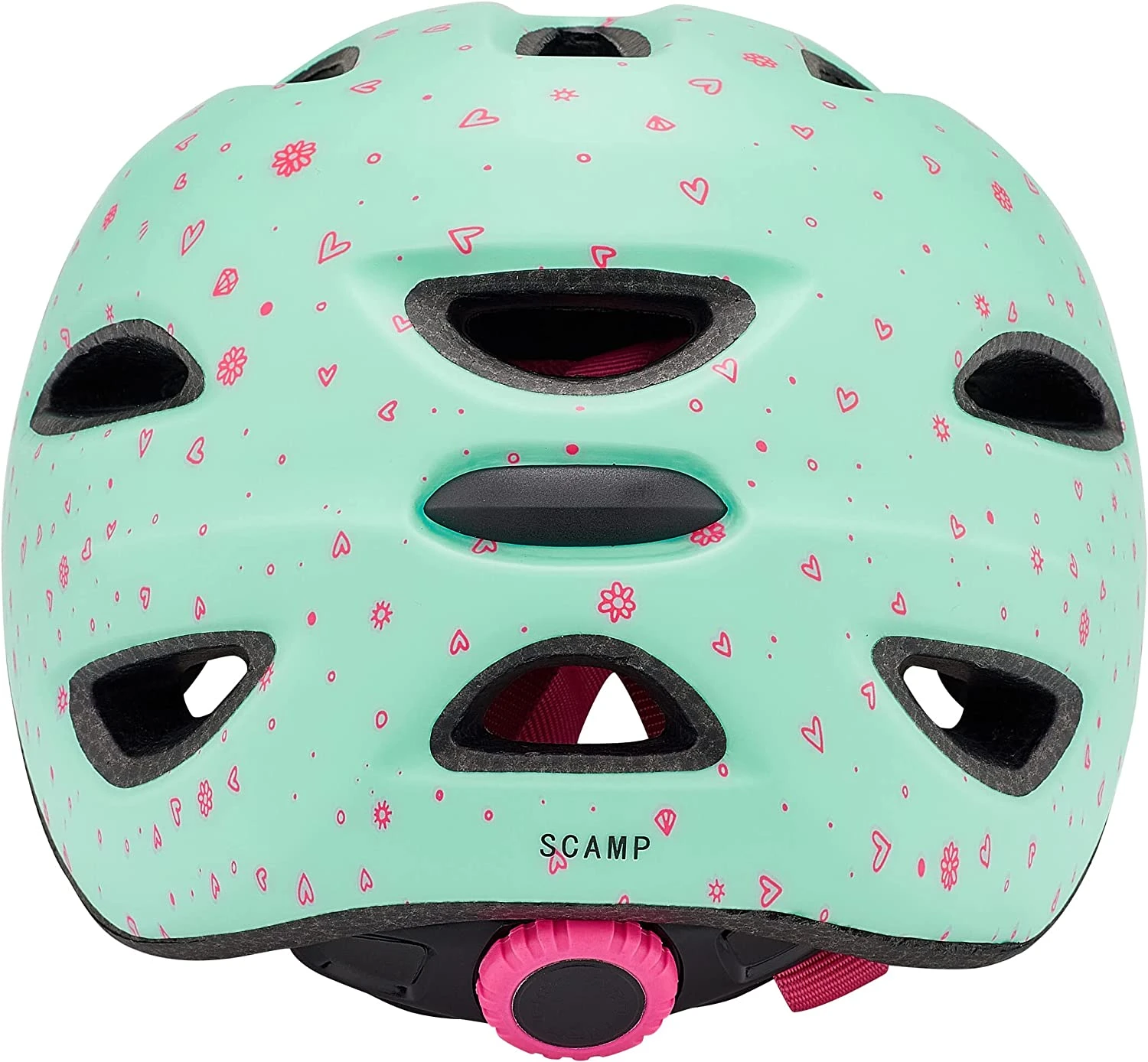 Giro Scamp Kinder Fahrradhelm - Matte Screaming Teal 5 Giro Scamp Kinder Fahrradhelm - Matte Screaming Teal – Bild 5