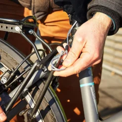 Helmtüte - Helmtasche Mit Diebstahlschutz -Fahrradzubehör Geschäft Helmtuete helmschloss fahrradhelm anschliessen 5