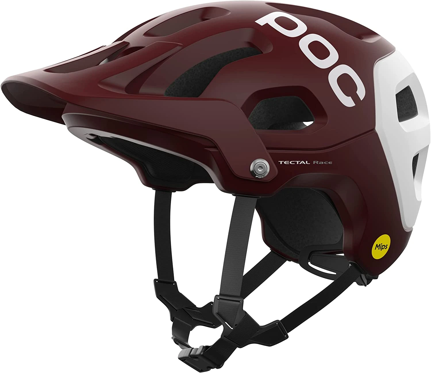 POC Tectal Race MIPS Mountainbike-Helm - Garnet Red/Hydrogen White Matt 1 POC Tectal Race MIPS Mountainbike-Helm - Garnet Red/Hydrogen White Matt