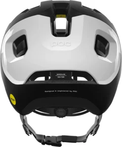 POC Axion Race MIPS MTB-Fahrradhelm-Helm - Uranium Black Matt/Hydrogen White -Fahrradzubehör Geschäft Poc Axion race mips MTB Bike Helm Fahrradhelm uranium black white 4
