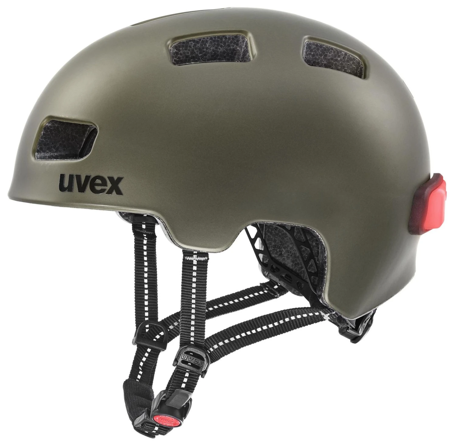 Uvex City 4 Fahrradhelm - Green Smoke Mat 2 Uvex City 4 Fahrradhelm - Green Smoke Mat – Bild 2