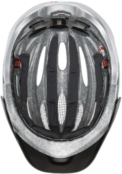 Uvex True Fahrradhelm - Black-silver -Fahrradzubehör Geschäft Uvex true Fahrradhelm black silver 5