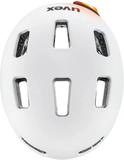 Uvex City 4 Fahrradhelm - White Skyfall Mat -Fahrradzubehör Geschäft uvex city 4 Fahrradhelm ebike Helm whote skyfall matt 5
