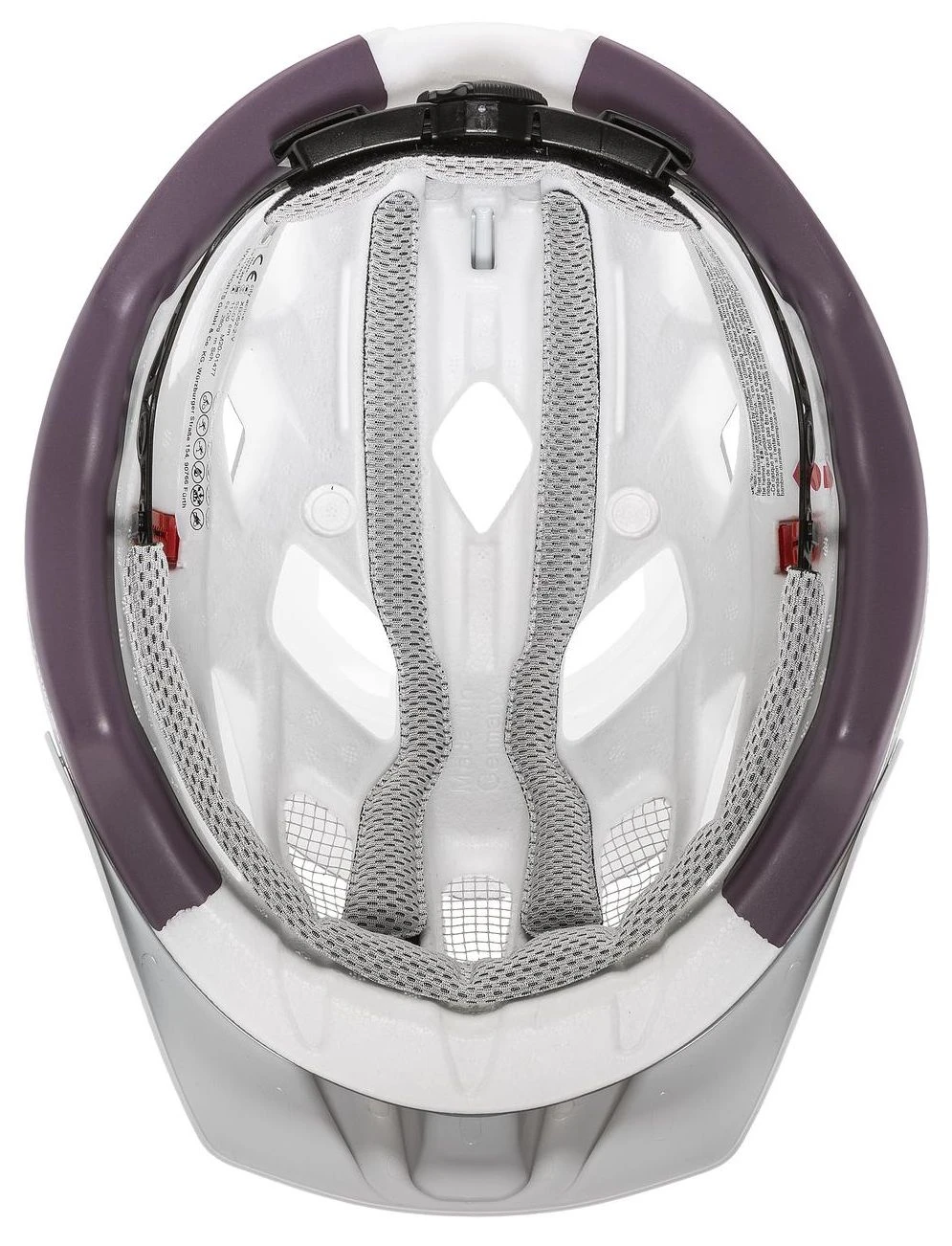 Uvex City Active Fahrradhelm - Silver-plum Mat 4 Uvex City Active Fahrradhelm - Silver-plum Mat – Bild 4