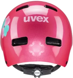 Skaterhelm Uvex Kid 3 - Pink Flower -Fahrradzubehör Geschäft uvex fahrradhelm kid 3 kinderhelm pink flower 3