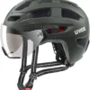 Uvex Finale Visor Visier Fahrradhelm - Forest Mat