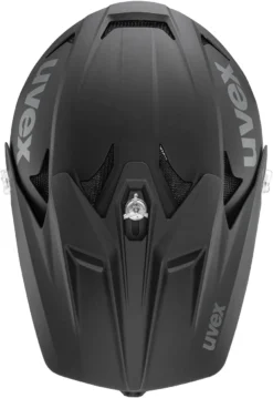 Uvex HLMT 10 Bike Full Face Helm - Black Grey Matt -Fahrradzubehör Geschäft uvex hlmt 10 bike dowmhill bmx helm schwarz grau matt 5