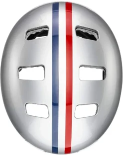 Skaterhelm Uvex Kid 3 - Race Silver -Fahrradzubehör Geschäft uvex kid 3 Fahrradhelm race silver 4