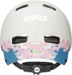 Skaterhelm Uvex Kid 3 Cc - Grey-grapefruit Mat -Fahrradzubehör Geschäft uvex kid 3 cc kinder skaterhelm fahrradhelm grey grapefruit mat 3 Ansicht von hinten