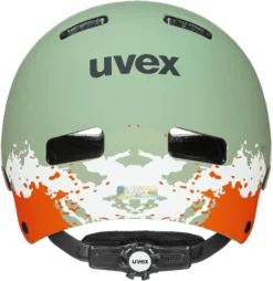 Skaterhelm Uvex Kid 3 Cc - Moos Green-sand Mat -Fahrradzubehör Geschäft uvex kid 3 cc kinder skaterhelm fahrradhelm moos green sand mat 3