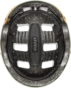 Skaterhelm Uvex Kid 3 Cc - Moos Green-sand Mat -Fahrradzubehör Geschäft uvex kid 3 cc kinder skaterhelm fahrradhelm moos green sand mat 4