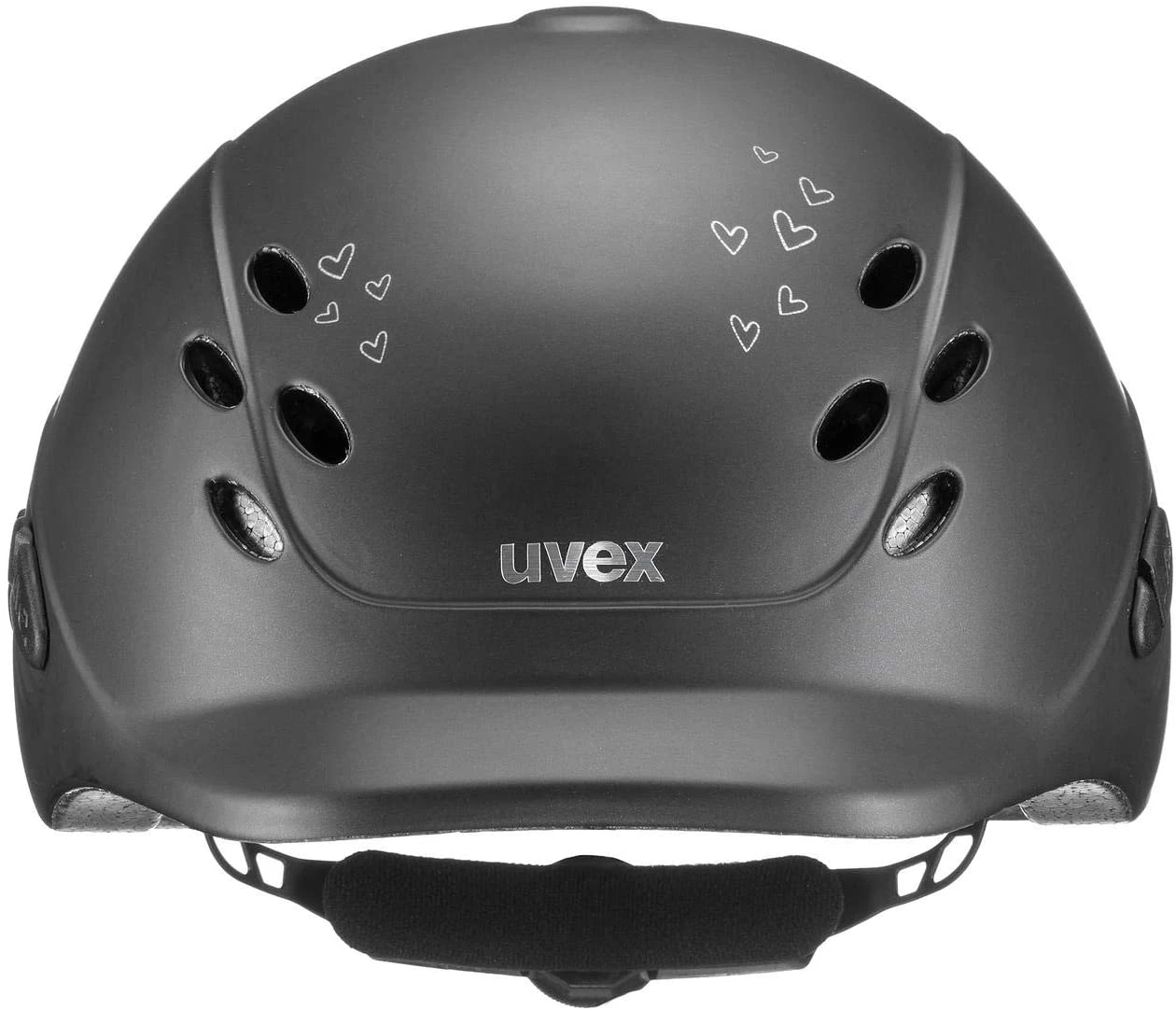 Uvex Onyxx Kinderreithelm - Glamour Black Pink Mat 2 Uvex Onyxx Kinderreithelm - Glamour Black Pink Mat – Bild 2