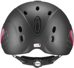 Uvex Onyxx Kinderreithelm - Glamour Black Pink Mat 8 Uvex Onyxx Kinderreithelm - Glamour Black Pink Mat -Fahrradzubehör Geschäft uvex onyx glamour kinder reithelm black pink 3